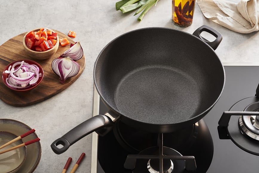 Cenit Wok 32 cm, noir