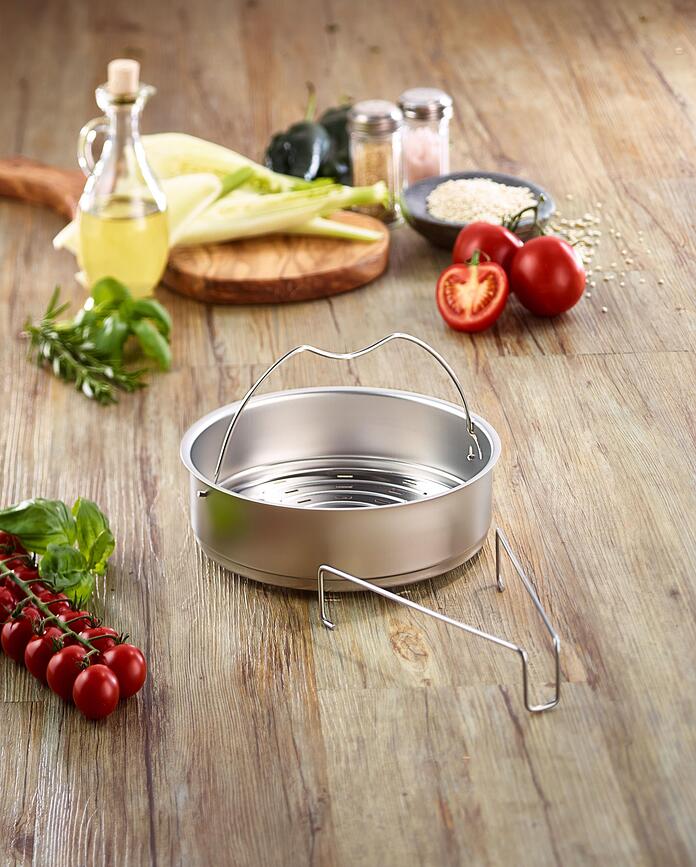 Cesto para Olla a Presión Vitavit, con trípode, 22 cm