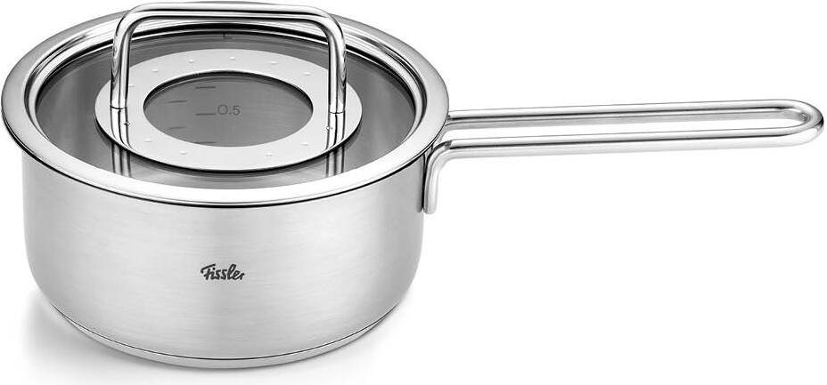Fissler Pure Collection Stielkasserolle 16 cm mit Glasdeckel