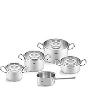 Original Profi Collection Cooking pot set with glass lids and saucepan 5 el.