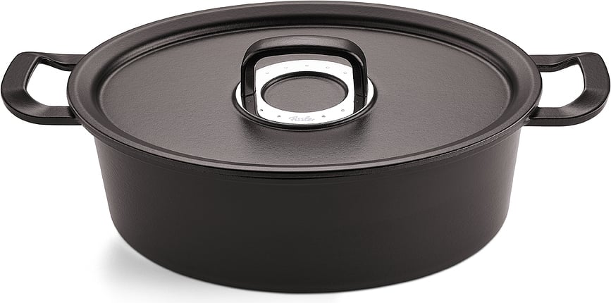 Original Profi Collection Γάστρα, 6,3 λ, μαύρη, από χυτοσίδηρο