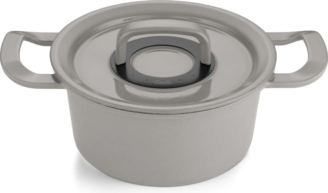 Original Profi Collection Gusseisen Topf 2,5 l, grau