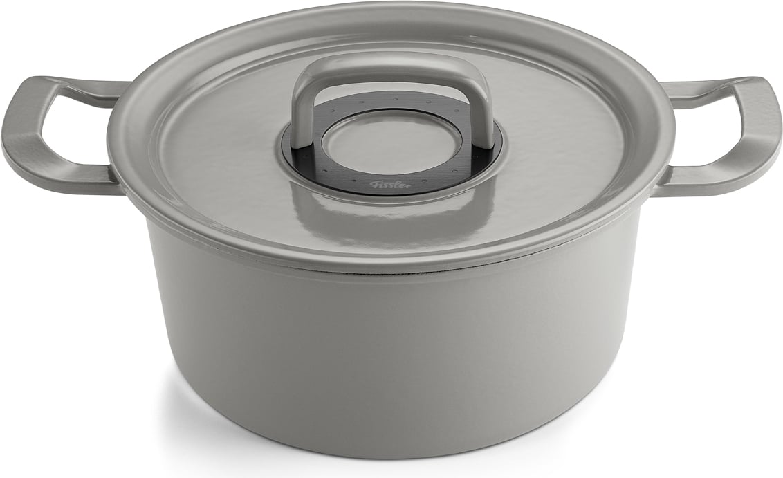 Original Profi Collection Gusseisen Topf 4,3 L, grau