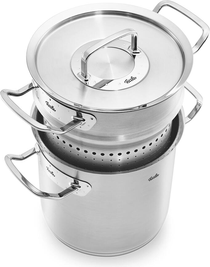 Original Profi Collection høj gryde 6 l med dampindsats