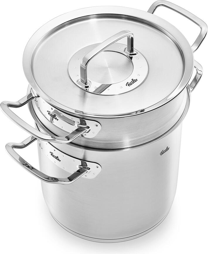 Original Profi Collection høj gryde 6 l med dampindsats