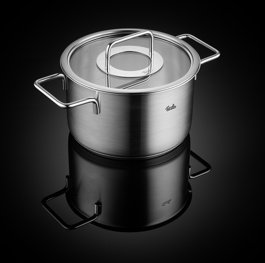 Original Profi Collection høj gryde 6,3 l med glaslåg