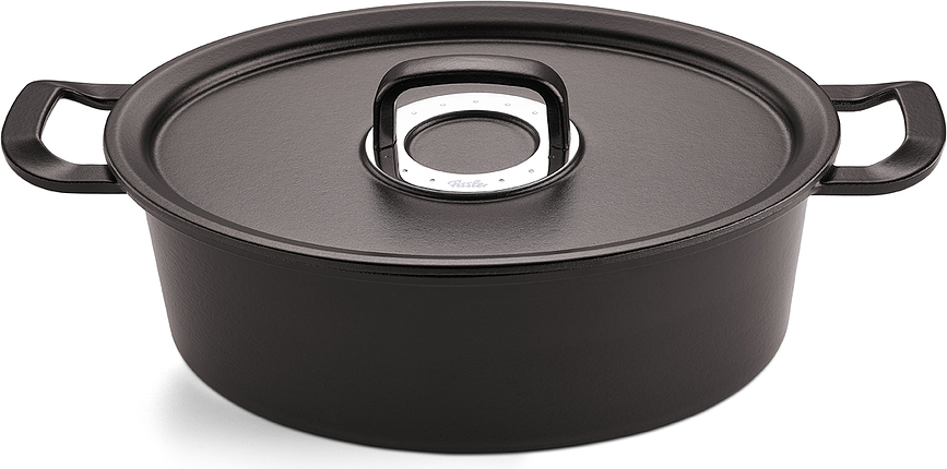 Original Profi Collection Lonac za pečenje 6,3 l gusani crni