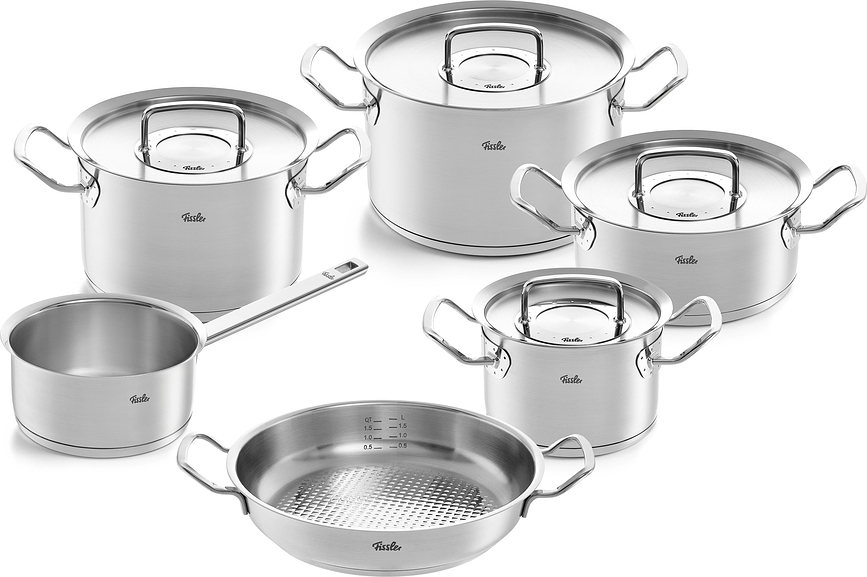Original Profi Collection Topf-Set mit Kasserolle und Pfanne 6 El.