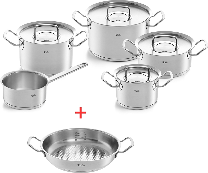 Original Profi Collection Topf-Set mit Kasserolle und Pfanne 6 El.