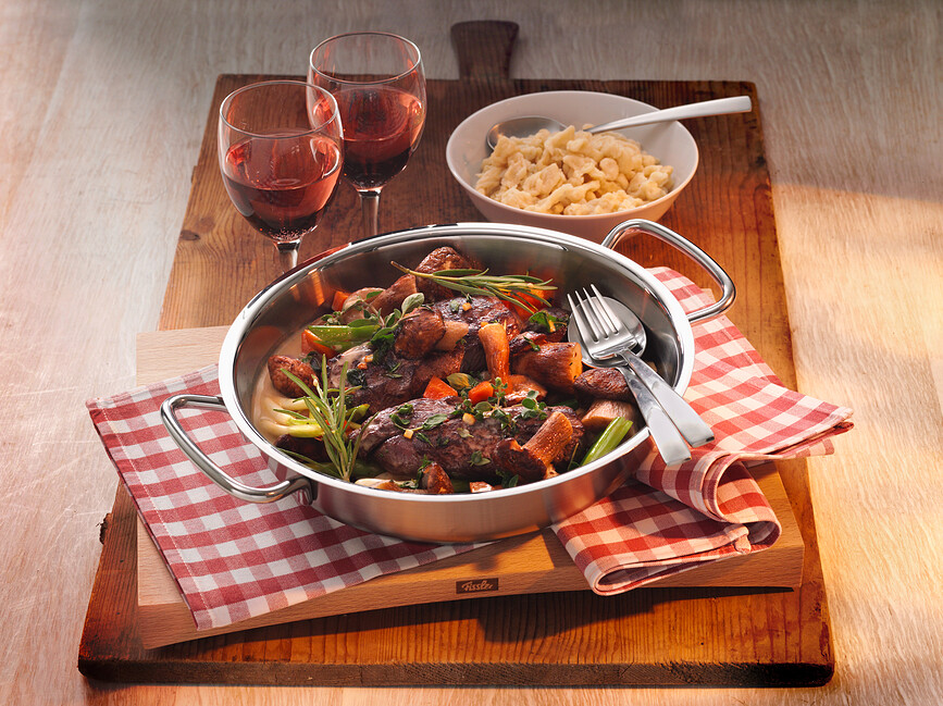 Original Profi Collection Topf-Set mit Pfanne 4 El. - Fissler