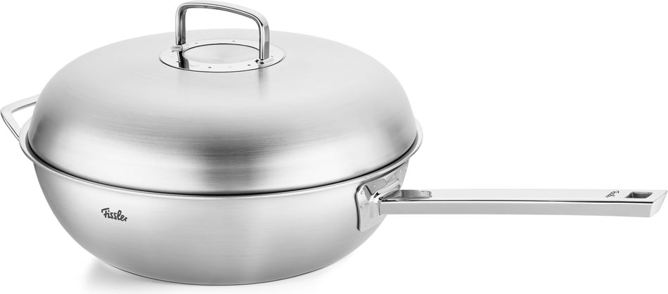Original Profi Collection Wok 32 cm steel with handle and lid