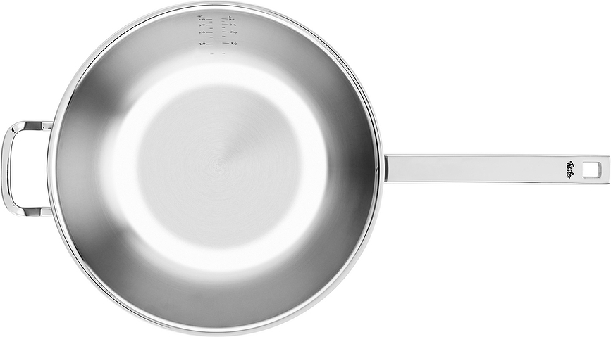 Original Profi Collection Wok avec couvercle, 32 cm, acier inoxydable