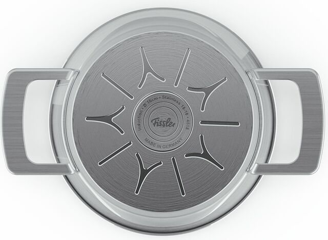 Fissler Stainless Steel Phi Stew Pot with Lid - Metallic