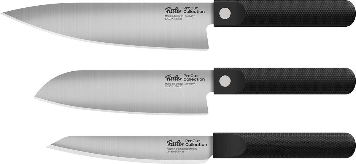 ProCut Collection Santoku-, Universal- und Kochmesser-Set, 3-tlg.