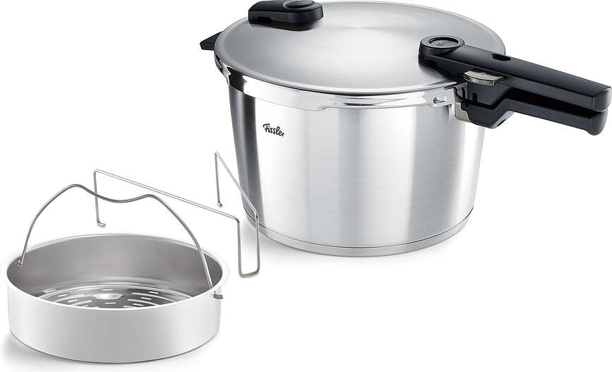 Vitaquick Premium trykkoger med dampindsats 4,5 l