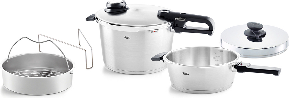 Vitavit Premium Pressure cooker l l with additional pan