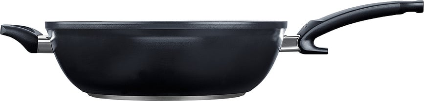 Wok Ceratal, 32 cm, negro, con mango