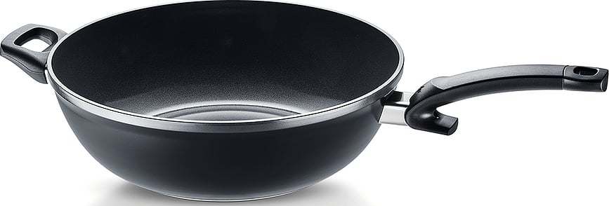 Wok Ceratal, 32 cm, negro, con mango