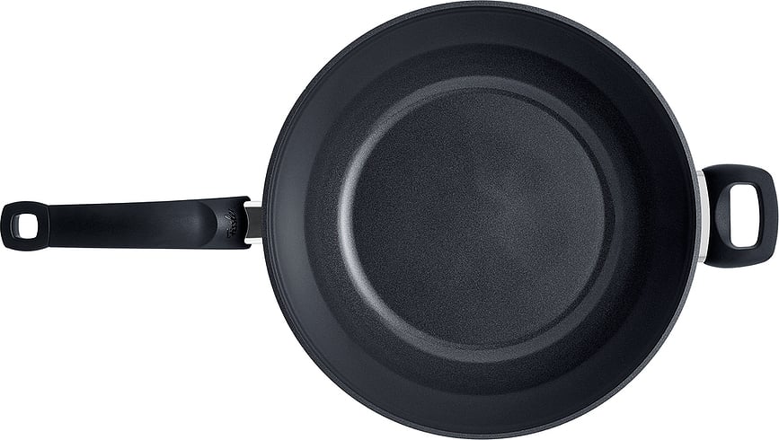 Wok Ceratal, 32 cm, negro, con mango