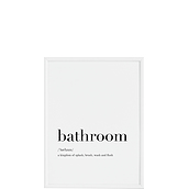 Plakat Bathroom 30 x 40 cm