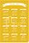 Plakat Cooking Time 21 x 30 cm żółty