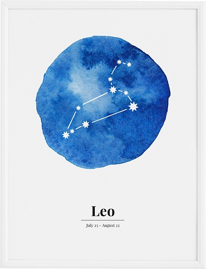 Plakat Leo 40 x 50 cm