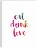 Плакат типографічний Eat Drink Love 40 x 50 см