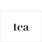 Plakat typograficzny Tea 21 x 30 cm