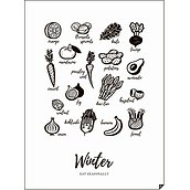 Plakat Winter - Eat Seasonally 21 x 30 cm