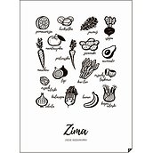 Plakat Zima - Jedz sezonowo 21 x 30 cm