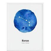 Plakat Zodiak Baran