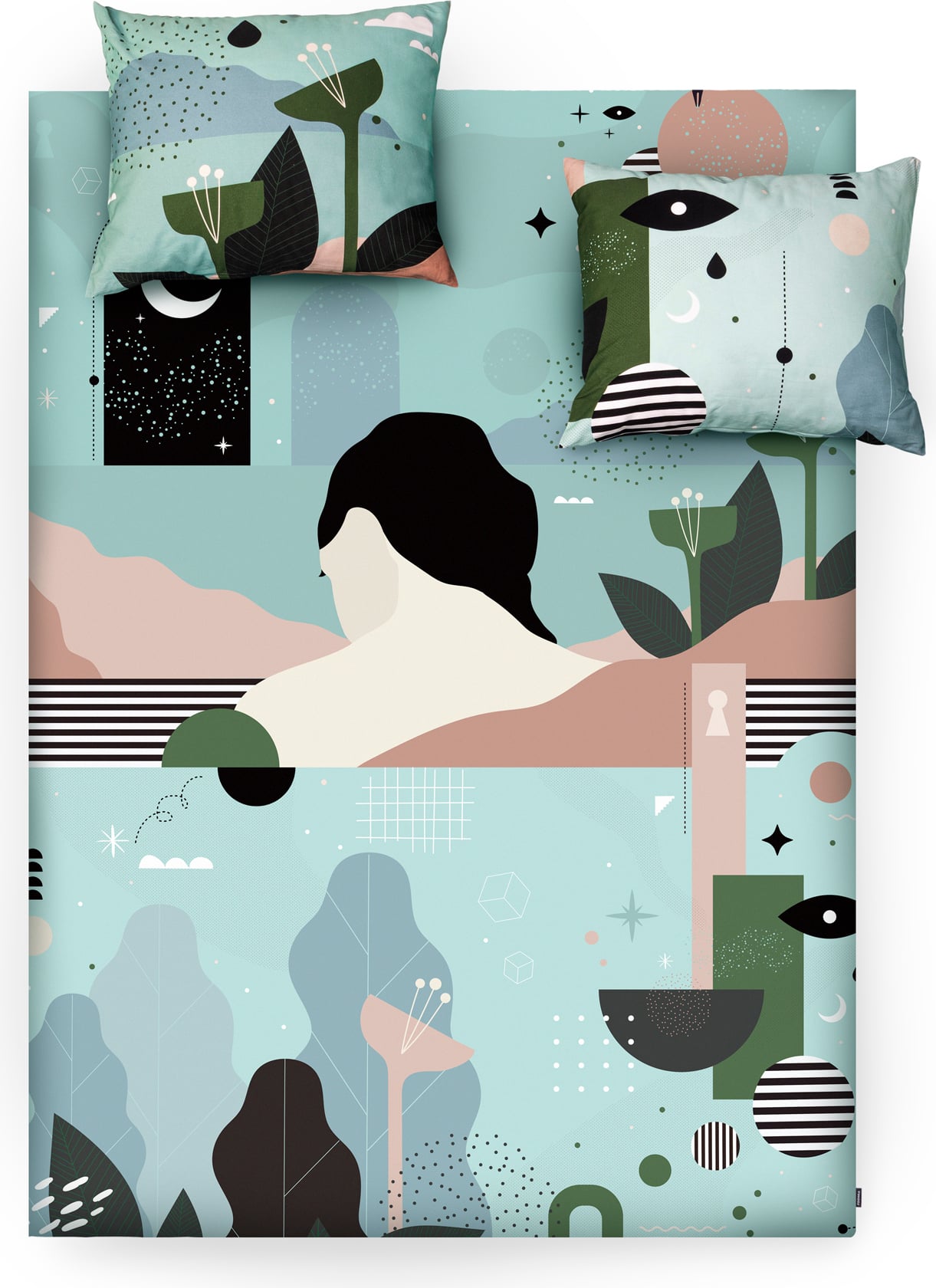 Am I Bettwäsche 220 x 200 cm doppelt