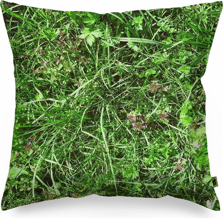 Foonka Coussin prairie alpine, 40 x 40 cm, avec garnissage en balles de sarrasin