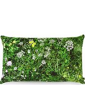 Foonka Pillow 50 x 30 cm alpine meadow with buckwheat husk filling
