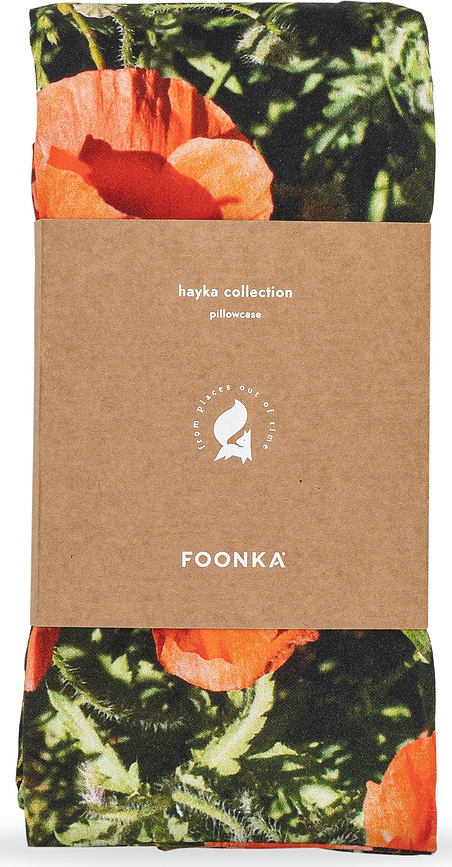Funda de Almohada Hayka, con diseño de amapolas