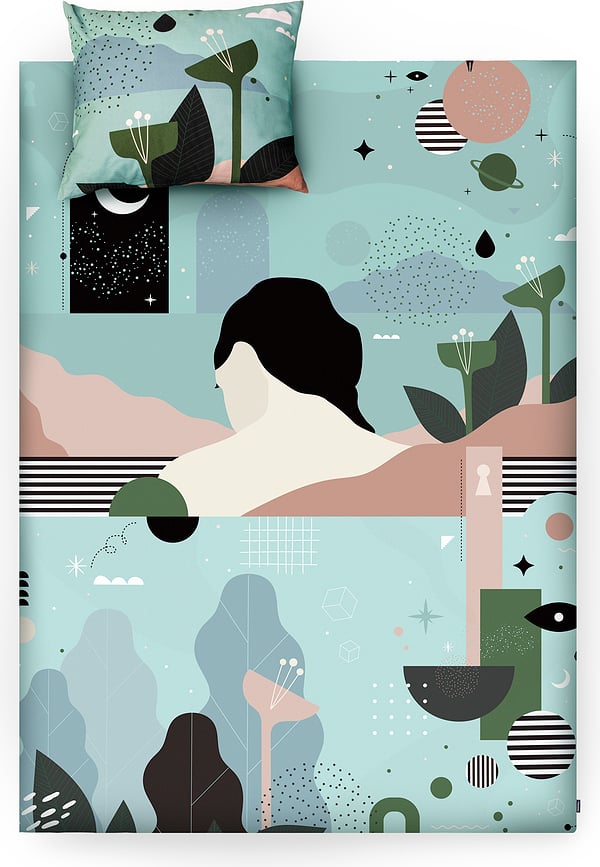 Funda Nórdica Am I, 135 x 200 cm, individual