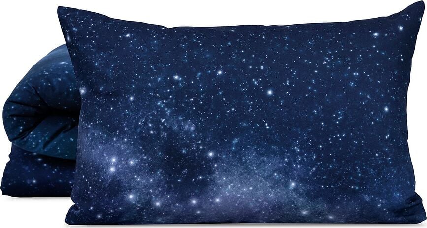 Funda Nórdica Hayka, individual, 135 x 200 cm, diseño cielo boreal