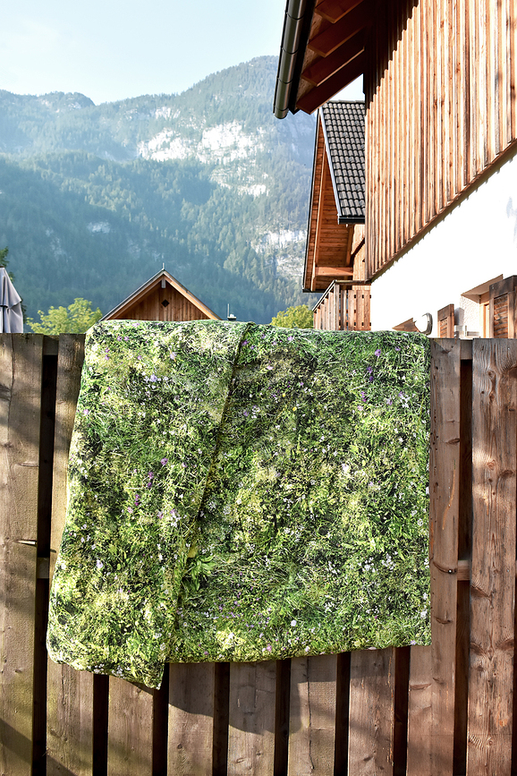 Funda Nórdica Infantil Hayka, diseño prado alpino, 100 x 135 cm