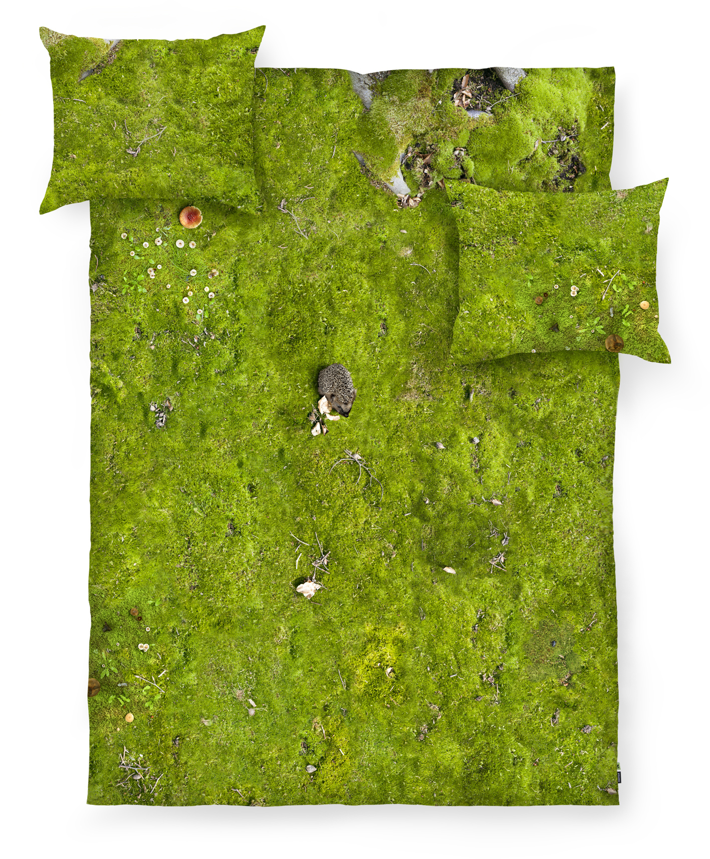 Hayka Bettwäsche 160 x 200 cm Moos doppelt