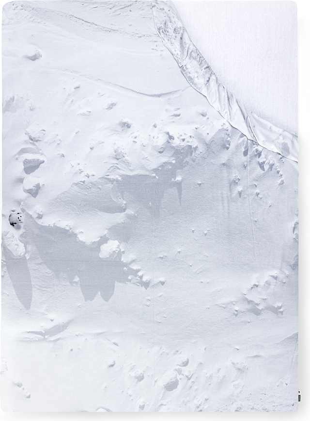 Hayka Drap-Housse, 120 x 200 cm, neige