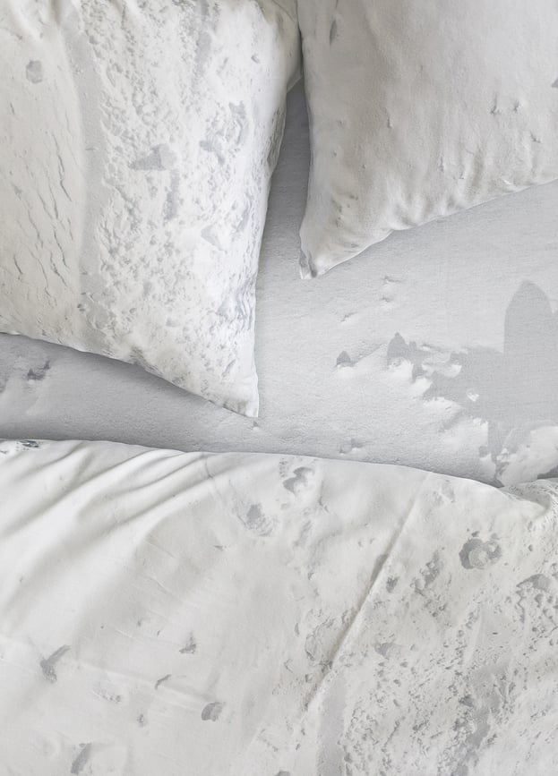 Hayka Drap-Housse 90 x 200 cm, neige