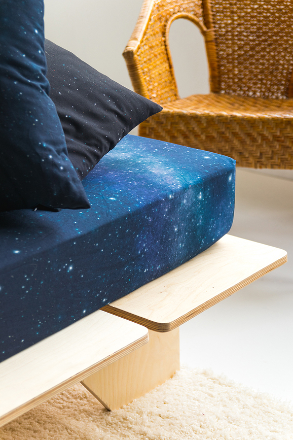 Hayka Drap-Housse, 140 x 200 cm, motif ciel nocturne