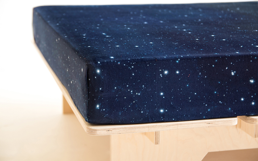 Hayka Drap-Housse, 140 x 200 cm, motif ciel nocturne