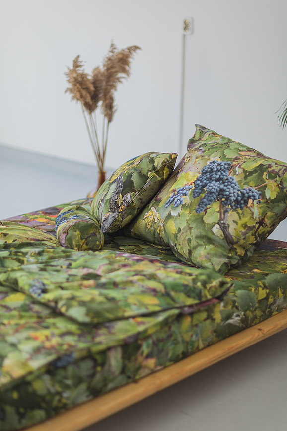 Hayka Drap-Housse 200 x 200 cm, motif vignoble