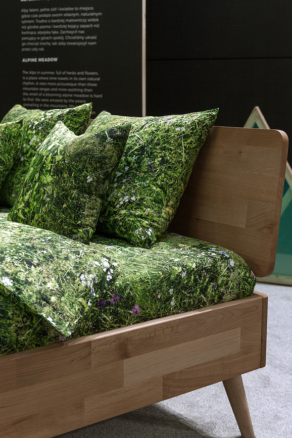 Hayka Parure de lit double, 200 x 200 cm, motif Prairie alpine