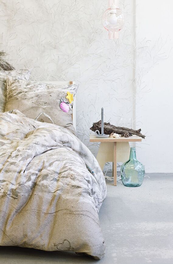 Hayka Housse de Couette Plage, 150 x 200 cm, pour lit simple