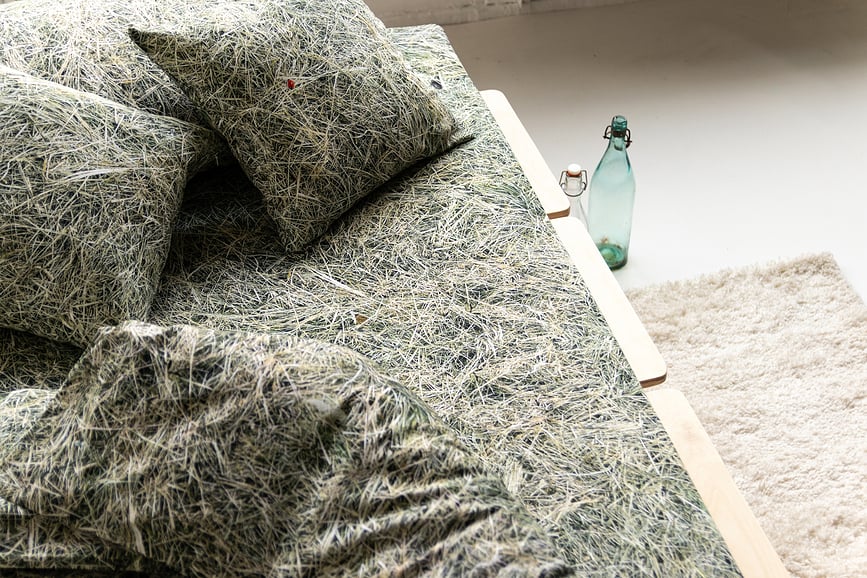 Hayka Plahta s gumicom uzorak sijena 90 x 200 cm