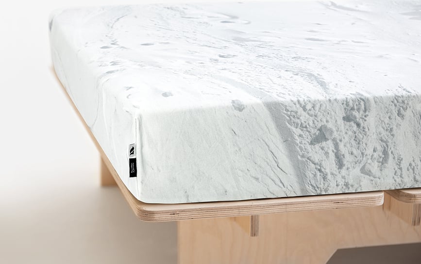 Hayka Plahta s gumicom 90 x 200 cm snijeg