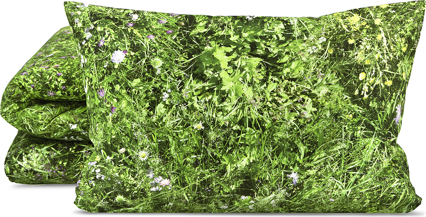 Hayka Posteljnina enojna, alpski travnik, 135 x 200 cm