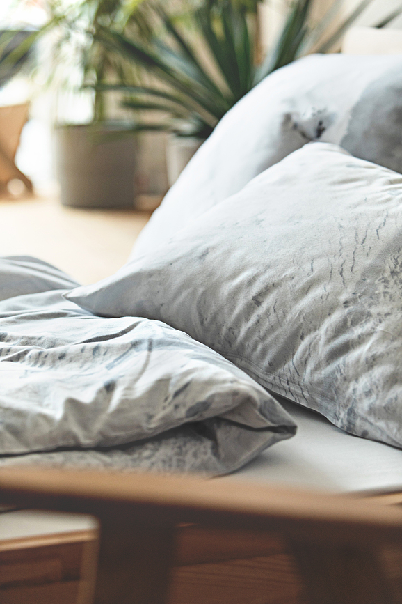 Hayka Posteljnina sneg, enojna, 135 x 200 cm